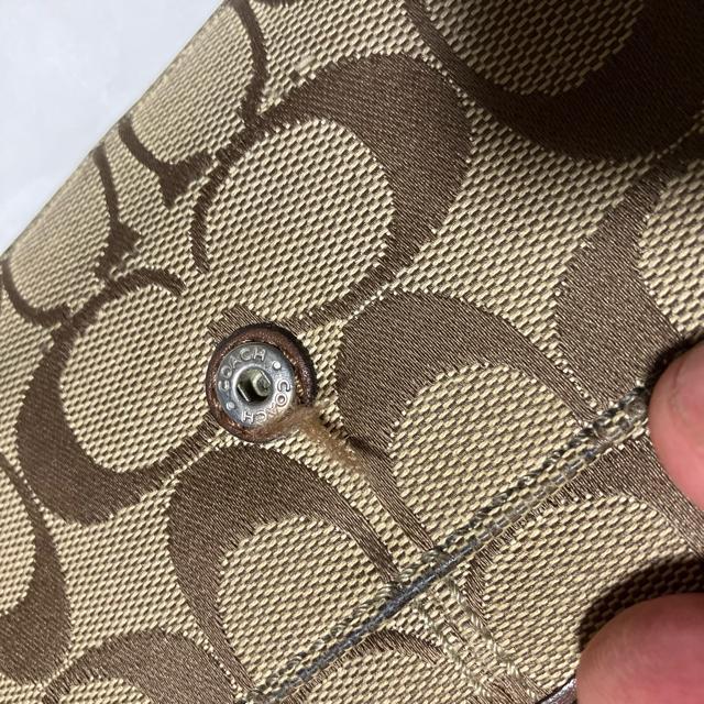 【COACH / コーチ】 シグネチャー / 三つ折り 長財布 / レザー / キャンバス < ブランド  【COACH / コーチ】 シグネチャー / 三つ折り 長財布 / レザー / キャンバス < ブランドの