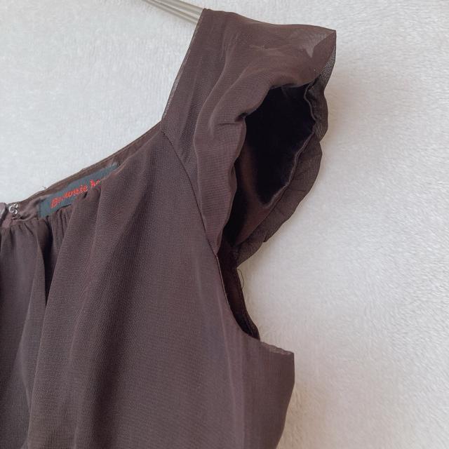 ブラウニービー ツイード ドッキング ラグラン キャプスリーブ ワンピース M N2m < ブランド ブラウニービー ツイード ドッキング ラグラン キャプスリーブ ワンピース M N2m < ブランドの