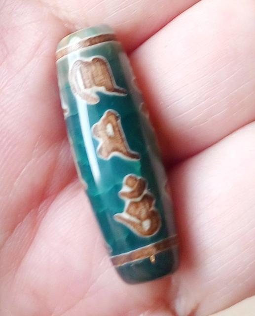 チベット 六字真言天珠 観音菩薩 < ペット/手芸/園芸  チベット 六字真言天珠 観音菩薩 < ペット/手芸/園芸の