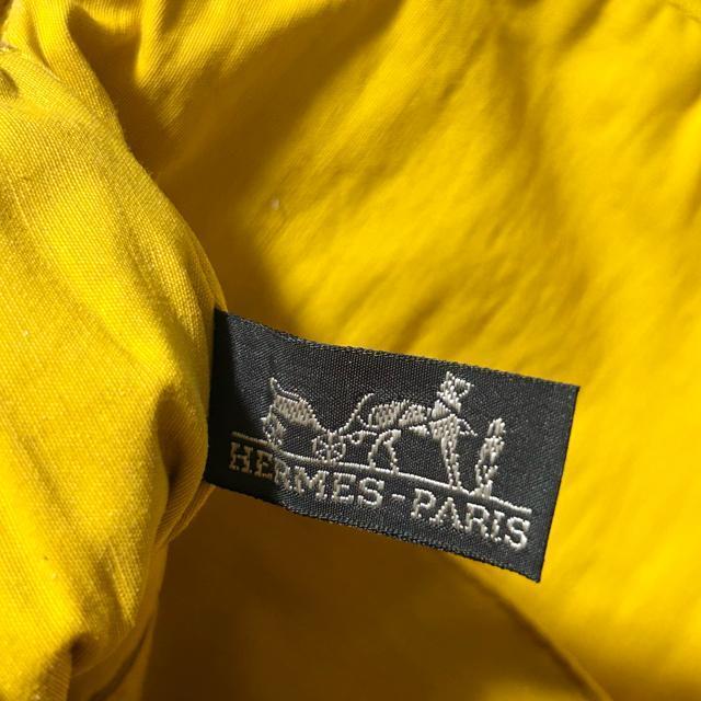 HERMES エルメス ボリードポーチMM コットン マルチポーチ マルチケース 小物入れ レディース イエロー < ブランド HERMES エルメス ボリードポーチMM コットン マルチポーチ マルチケース 小物入れ レディース イエロー < ブランドの