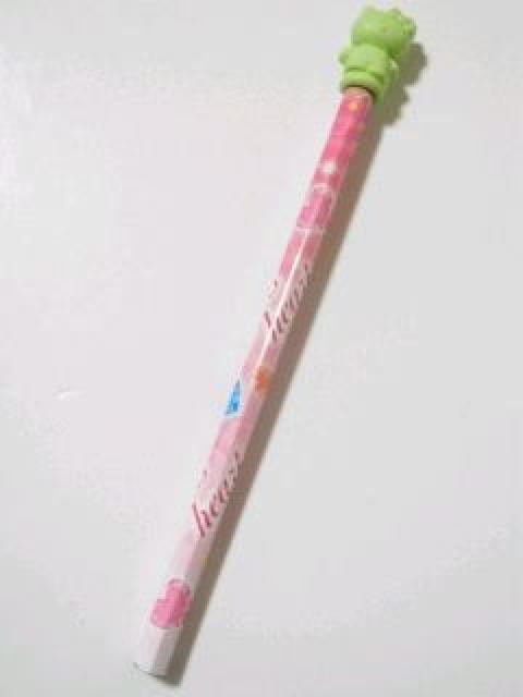 【キティ】可愛い♪鉛筆の芯を保護 鉛筆のオシャレキャップ グリーン < おもちゃ 【キティ】可愛い♪鉛筆の芯を保護 鉛筆のオシャレキャップ グリーン < おもちゃの