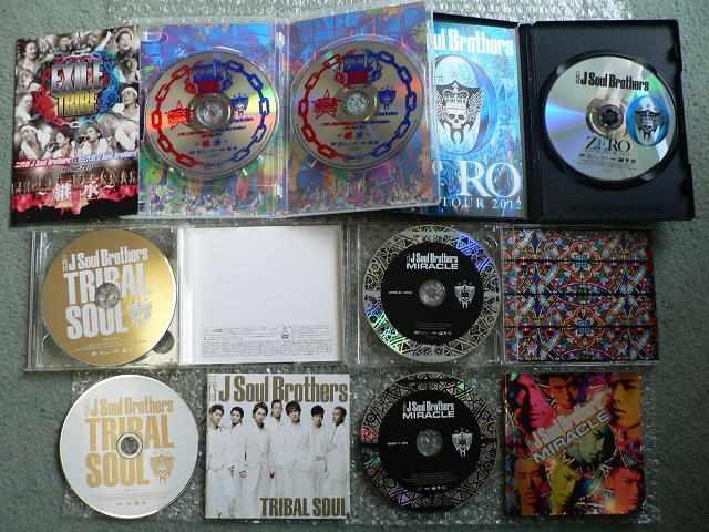 三代目 J Soul Brothers【TRIBAL SOUL/MIRACLE】2CD+5DVD初回2枚 < タレントグッズ  三代目 J Soul Brothers【TRIBAL SOUL/MIRACLE】2CD+5DVD初回2枚 < タレントグッズの