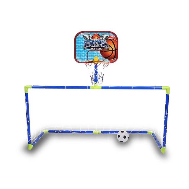 サッカー バスケットゴールセット 2in1 折り畳み 移動式 < レジャー/スポーツ  サッカー バスケットゴールセット 2in1 折り畳み 移動式 < レジャー/スポーツの