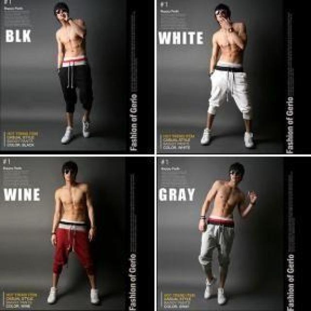 男女兼用♪ルームウェア.サルエル風.7分丈 スウェットパンツ ブラック XL < 男性ファッション 男女兼用♪ルームウェア.サルエル風.7分丈 スウェットパンツ ブラック XL < 男性ファッションの