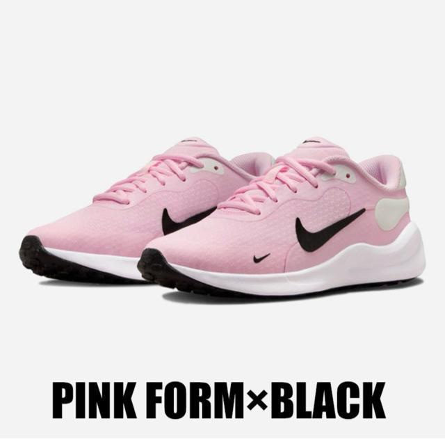 NIKEREVOLUTION7GSPINKFORMBLACKiCL{[V7GSsNXj[J[V[YC24.5Vi