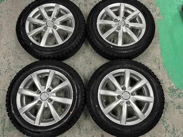 0110154)中古国産スタッドレスタイヤダンロップウィンターマックス4本アルミホイール付軽自動車サイズ155/65R14送料無料 < 自動車/バイク 0110154)中古国産スタッドレスタイヤダンロップウィンターマックス4本アルミホイール付軽自動車サイズ155/65R14送料無料 < 自動車/バイク