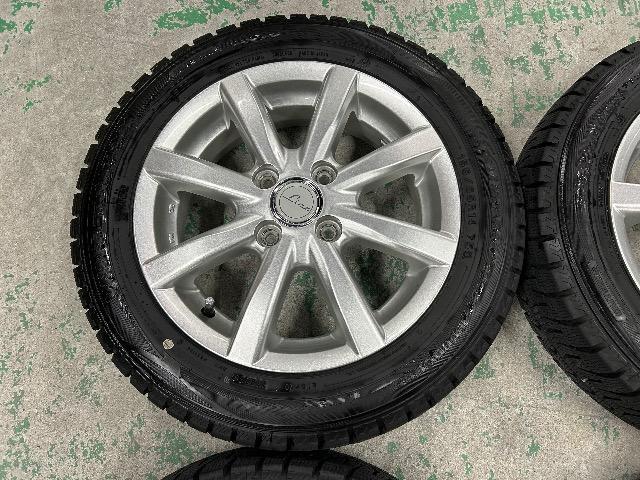 0110154)中古国産スタッドレスタイヤダンロップウィンターマックス4本アルミホイール付軽自動車サイズ155/65R14送料無料 < 自動車/バイク 0110154)中古国産スタッドレスタイヤダンロップウィンターマックス4本アルミホイール付軽自動車サイズ155/65R14送料無料 < 自動車/バイク