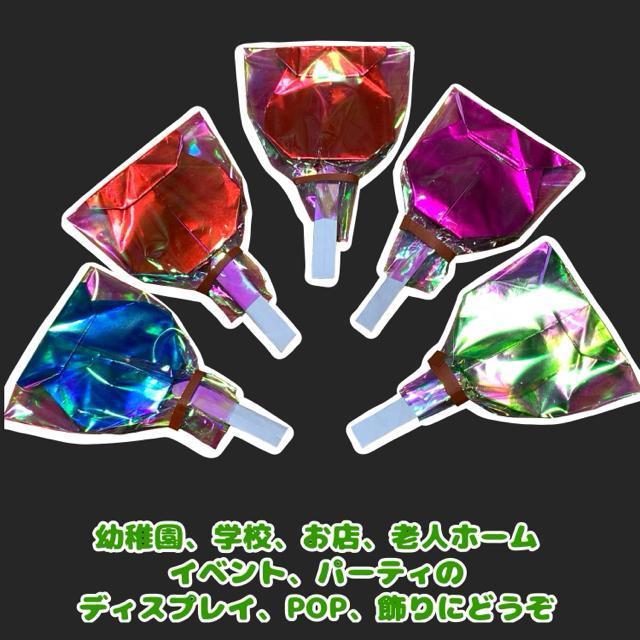 ハンドメイド 折り紙細工 りんご飴 5個セット POP イベント 飾り お祭り 工作素材 < ペット/手芸/園芸  ハンドメイド 折り紙細工 りんご飴 5個セット POP イベント 飾り お祭り 工作素材 < ペット/手芸/園芸の