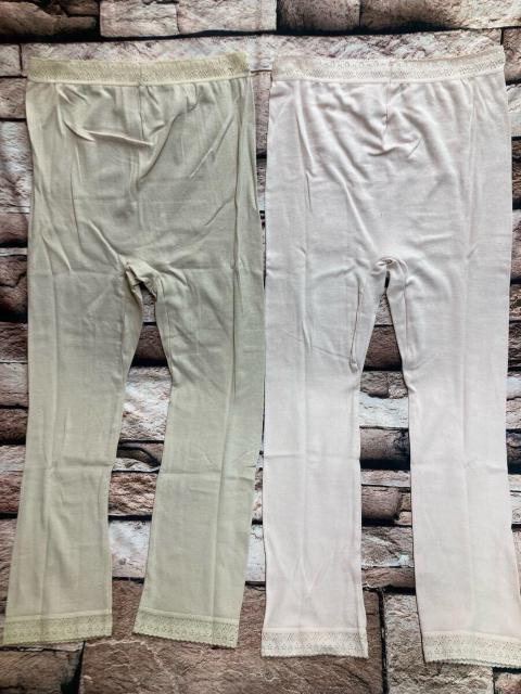 しっとり柔らか 快適な履き心地!お肌に優しい天然綿100% お洒落なレース付き 7分丈ボトムインナー(画像から)1枚 < 女性ファッション しっとり柔らか 快適な履き心地!お肌に優しい天然綿100% お洒落なレース付き 7分丈ボトムインナー(画像から)1枚 < 女性ファッションの