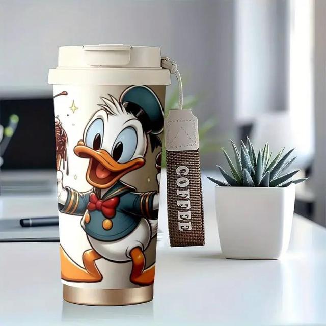 お試し1590円★8oz ディズニードナルドダック 保温水筒 ステンレス製 漏れ防止 断熱 蓋付き ホット&コールドドリンク対応 < レジャー/スポーツ  お試し1590円★8oz ディズニードナルドダック 保温水筒 ステンレス製 漏れ防止 断熱 蓋付き ホット&コールドドリンク対応 < レジャー/スポーツの