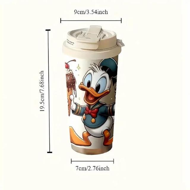お試し1590円★8oz ディズニードナルドダック 保温水筒 ステンレス製 漏れ防止 断熱 蓋付き ホット&コールドドリンク対応 < レジャー/スポーツ  お試し1590円★8oz ディズニードナルドダック 保温水筒 ステンレス製 漏れ防止 断熱 蓋付き ホット&コールドドリンク対応 < レジャー/スポーツの