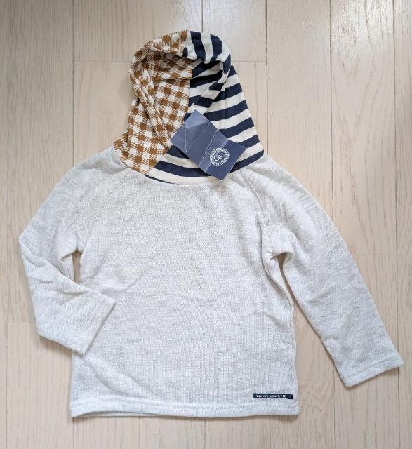 110★G-Remix★フードがかわいい裏毛パーカー★新品★送料無料 < キッズ/ベビー 110★G-Remix★フードがかわいい裏毛パーカー★新品★送料無料 < キッズ/ベビーの