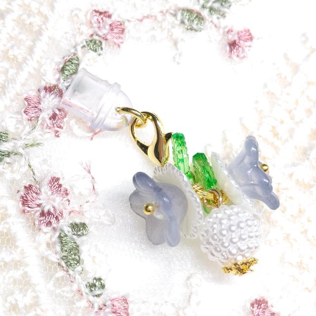 ハンドメイド☆コネクターキャップ☆type-C専用☆お花グレー < 女性ファッション ハンドメイド☆コネクターキャップ☆type-C専用☆お花グレー < 女性ファッションの