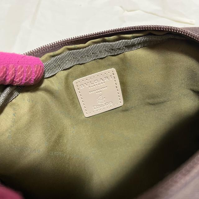 @BVLGARI × エミレーツ航空 限定品 ミニバッグ ポーチ ロゴプレート < ブランド @BVLGARI × エミレーツ航空 限定品 ミニバッグ ポーチ ロゴプレート < ブランドの