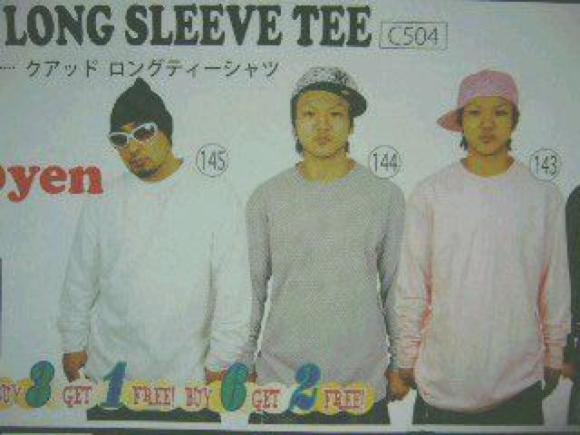 【QUAD/クアッド】ヒップホップB系♪プレーン無地ロンT < 男性ファッション 【QUAD/クアッド】ヒップホップB系♪プレーン無地ロンT < 男性ファッションの