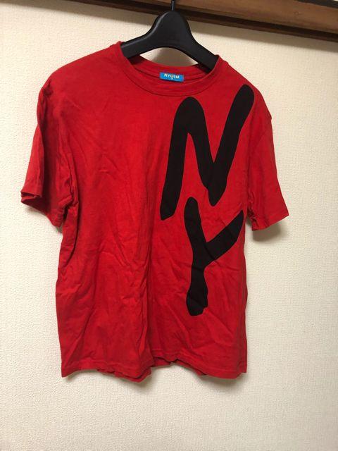 半袖Tシャツ/NY/レッド/赤/M/ダンス/衣装 < キッズ/ベビー  半袖Tシャツ/NY/レッド/赤/M/ダンス/衣装  < キッズ/ベビーの