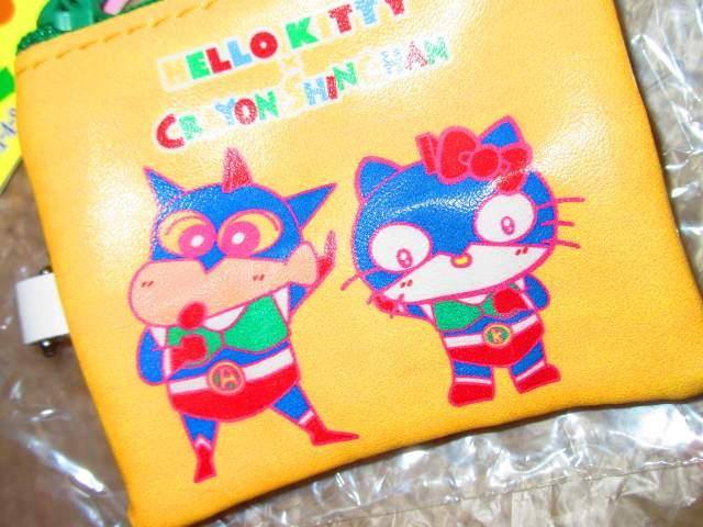 未使用☆ハローキティ×クレヨンしんちゃん*コインケースポーチ < アニメ/コミック/キャラクター  未使用☆ハローキティ×クレヨンしんちゃん*コインケースポーチ < アニメ/コミック/キャラクターの