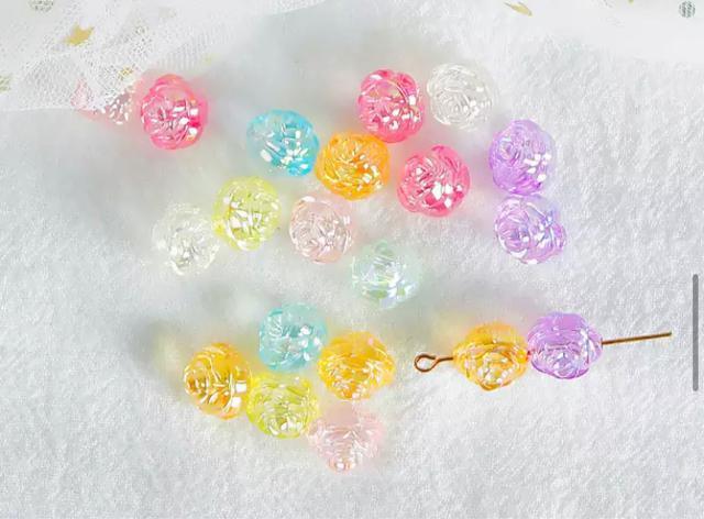 2個セット●立体感 クリアローズ●薔薇バラ●ゴールドラメ×ピンク●ハンドメイド ピアス ネックレス アクセサリー ブレスレット < ペット/手芸/園芸  2個セット●立体感 クリアローズ●薔薇バラ●ゴールドラメ×ピンク●ハンドメイド ピアス ネックレス アクセサリー ブレスレット < ペット/手芸/園芸の