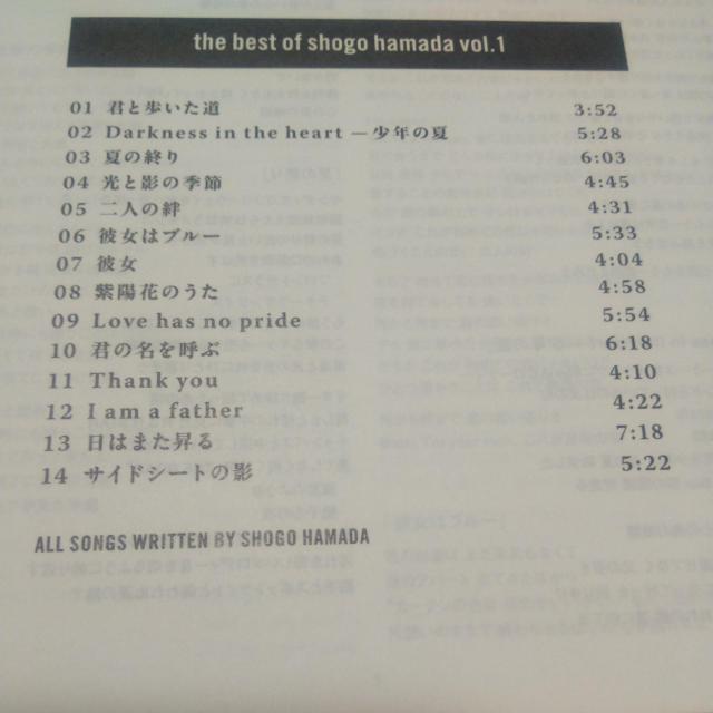ベストCD 紙ジャケットCD 浜田省吾 THE BEST OF SHOGO HAMADA VOL.1 帯なし < タレントグッズ  ベストCD 紙ジャケットCD 浜田省吾 THE BEST OF SHOGO HAMADA VOL.1 帯なし < タレントグッズの
