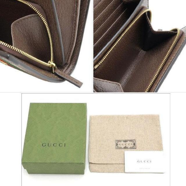 ◆ 本物 新品同様 ◆ GUCCI グッチ オフィディア 2つ折り 財布 GG レザー シェリー 保存袋 箱 人気 598662 < ブランド  ◆ 本物 新品同様 ◆ GUCCI グッチ オフィディア 2つ折り 財布 GG レザー シェリー 保存袋 箱 人気 598662 < ブランドの