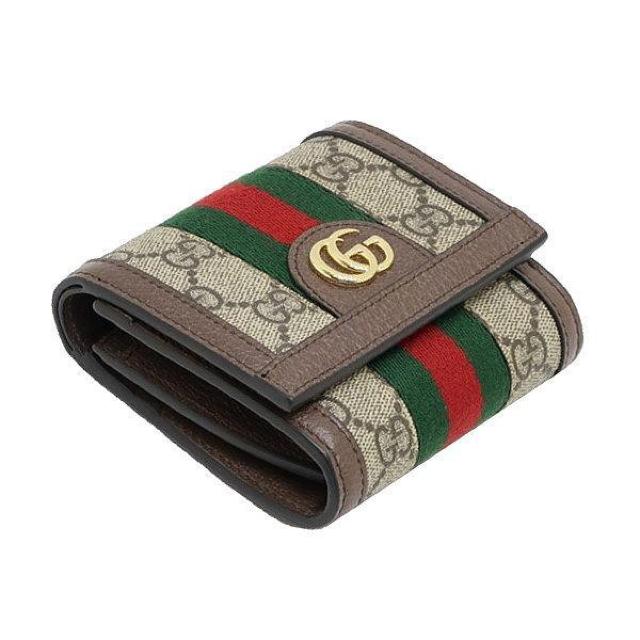 ◆ 本物 新品同様 ◆ GUCCI グッチ オフィディア 2つ折り 財布 GG レザー シェリー 保存袋 箱 人気 598662 < ブランド  ◆ 本物 新品同様 ◆ GUCCI グッチ オフィディア 2つ折り 財布 GG レザー シェリー 保存袋 箱 人気 598662 < ブランドの
