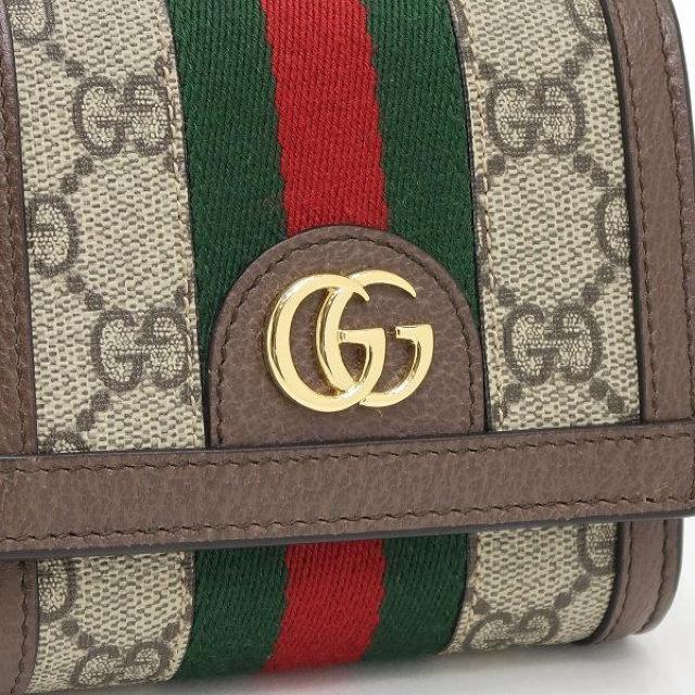 ◆ 本物 新品同様 ◆ GUCCI グッチ オフィディア 2つ折り 財布 GG レザー シェリー 保存袋 箱 人気 598662 < ブランド  ◆ 本物 新品同様 ◆ GUCCI グッチ オフィディア 2つ折り 財布 GG レザー シェリー 保存袋 箱 人気 598662 < ブランドの