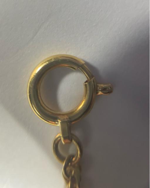 �l�b�N���X�@K18 �C�G���[�S�[���h�@�p�C�v���[�v�`�F�[���@������40cm �d����5g 4.4g �����ǌ���}�[�N���@���Õi