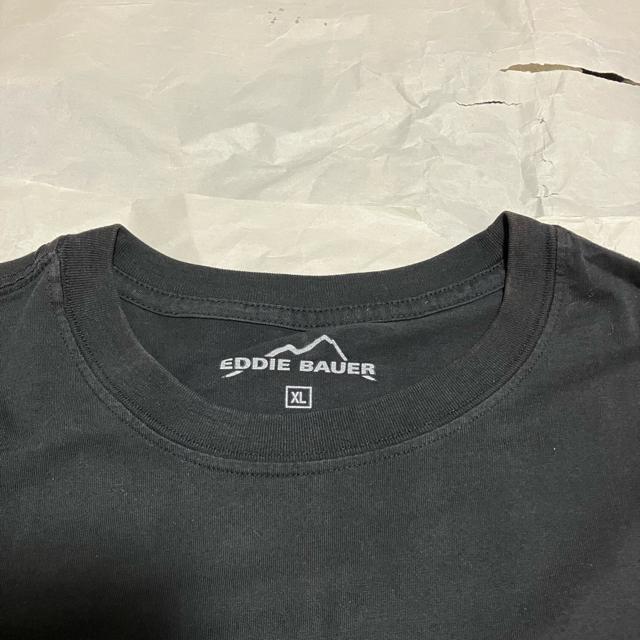 【EDDIE BAUER / エディーバウアー】 半袖 Tシャツ 黒 / XL 古着 < ブランド  【EDDIE BAUER / エディーバウアー】 半袖 Tシャツ 黒 / XL 古着 < ブランドの