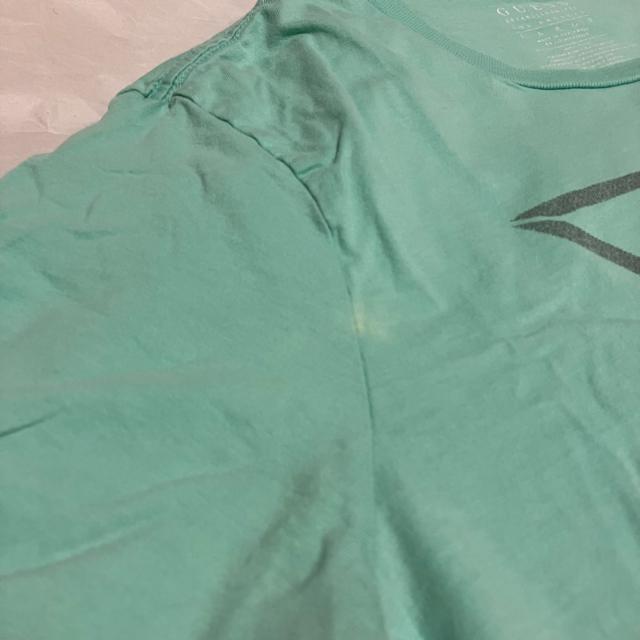 【GUESS / ゲス】 半袖 ロゴプリントTシャツ / ミントグリーン / L < ブランド 【GUESS / ゲス】 半袖 ロゴプリントTシャツ / ミントグリーン / L < ブランドの