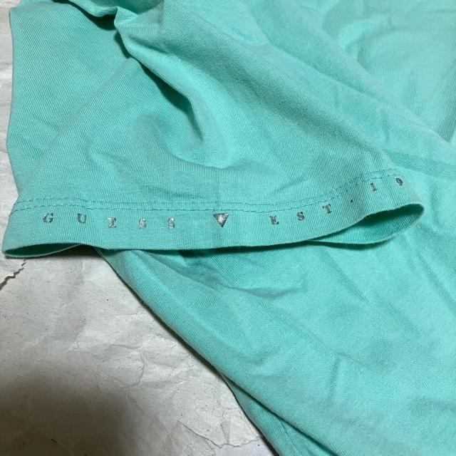 【GUESS / ゲス】 半袖 ロゴプリントTシャツ / ミントグリーン / L < ブランド 【GUESS / ゲス】 半袖 ロゴプリントTシャツ / ミントグリーン / L < ブランドの