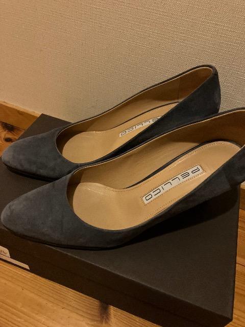 pellico/今季定番スウェードパンプス美品36.5ブルー < ブランド pellico/今季定番スウェードパンプス美品36.5ブルー < ブランドの