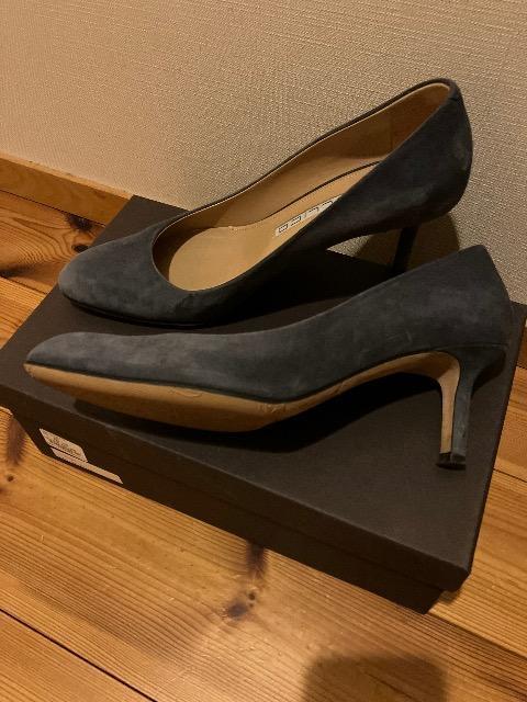 pellico/今季定番スウェードパンプス美品36.5ブルー < ブランド pellico/今季定番スウェードパンプス美品36.5ブルー < ブランドの