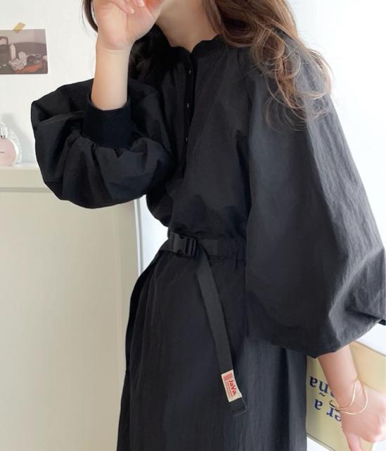 新品☆Classical Elf(クラシカルエルフ) Java(ジャバ)シャカシャカ素材バックルベルトロングワンピース☆ < 女性ファッション 新品☆Classical Elf(クラシカルエルフ) Java(ジャバ)シャカシャカ素材バックルベルトロングワンピース☆ < 女性ファッションの