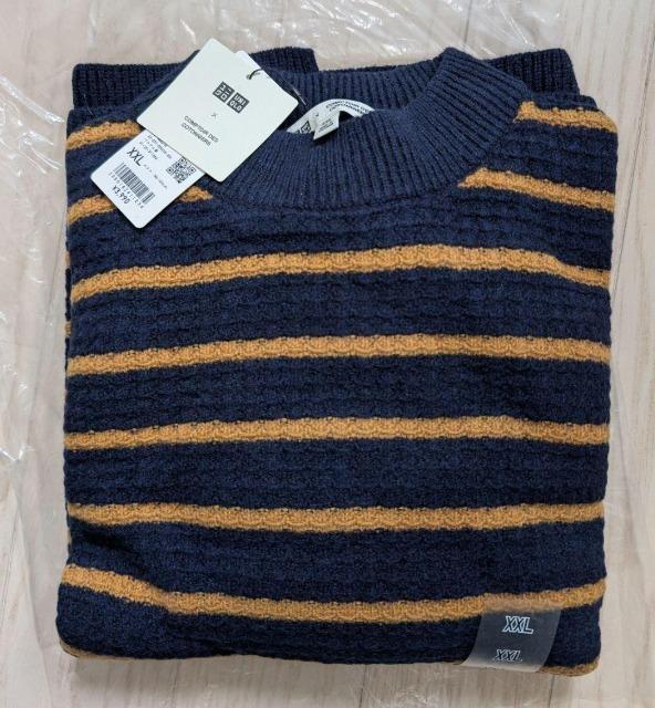XXL★3L★ユニクロ★プレミアムラムボーダークルーネックセーター★新品 < 女性ファッション XXL★3L★ユニクロ★プレミアムラムボーダークルーネックセーター★新品 < 女性ファッションの