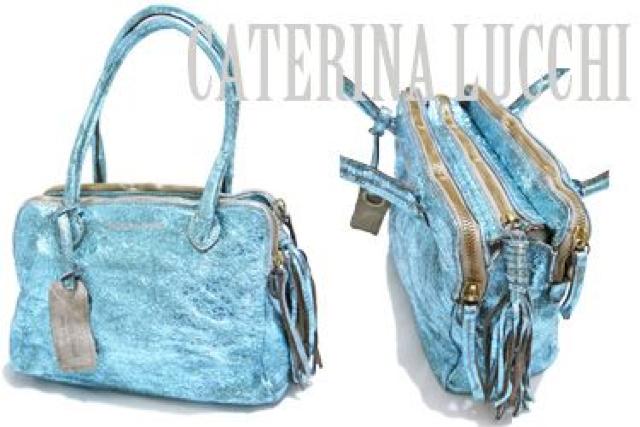 新品CATERINA LUCCHI伊製メタリックヴィンテージ調革バッ < 女性ファッション 新品CATERINA LUCCHI伊製メタリックヴィンテージ調革バッ < 女性ファッションの