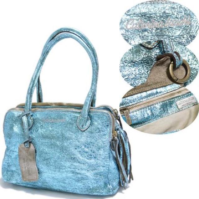 新品CATERINA LUCCHI伊製メタリックヴィンテージ調革バッ < 女性ファッション 新品CATERINA LUCCHI伊製メタリックヴィンテージ調革バッ < 女性ファッションの