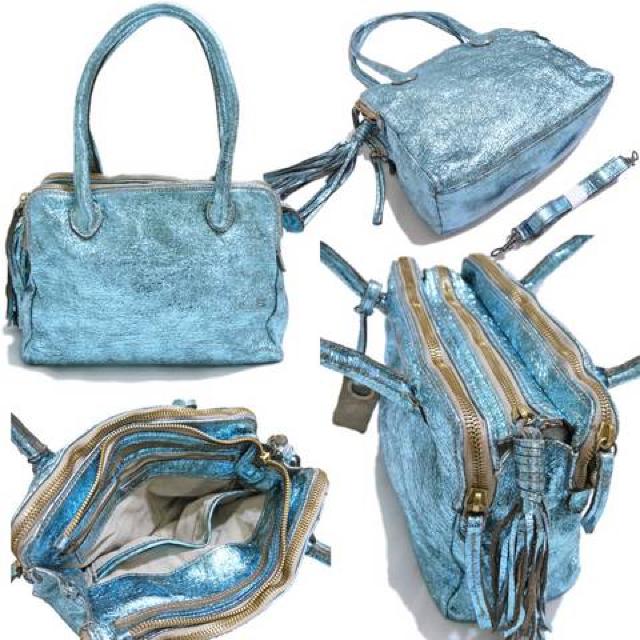 新品CATERINA LUCCHI伊製メタリックヴィンテージ調革バッ < 女性ファッション 新品CATERINA LUCCHI伊製メタリックヴィンテージ調革バッ < 女性ファッションの