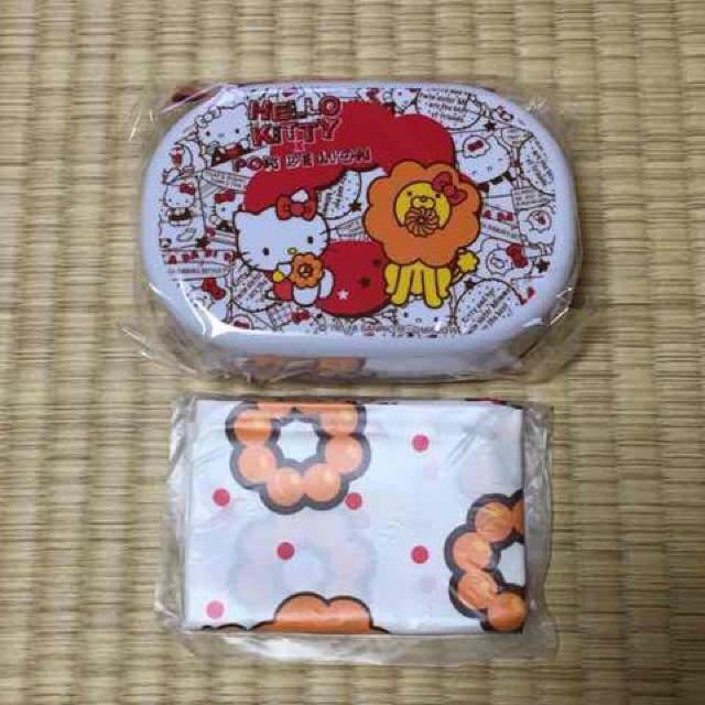 ミスド×ハローキティ・二段式ランチボックス < ホビー ミスド×ハローキティ・二段式ランチボックス < ホビーの