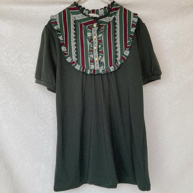 axes femme アクシーズ 半袖 カメオ風 リボン トップス カットソー N2m < ブランド  axes femme アクシーズ 半袖 カメオ風 リボン トップス カットソー N2m < ブランドの