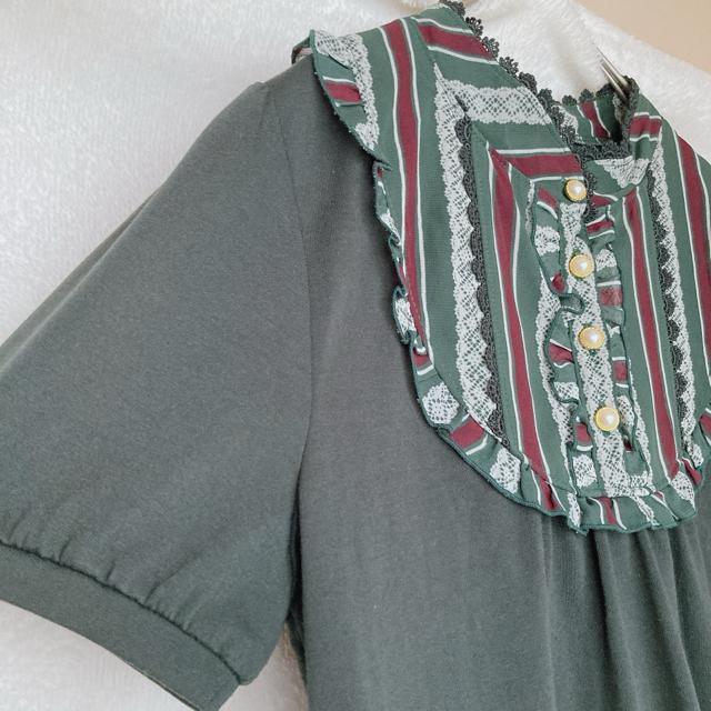 axes femme アクシーズ 半袖 カメオ風 リボン トップス カットソー N2m < ブランド  axes femme アクシーズ 半袖 カメオ風 リボン トップス カットソー N2m < ブランドの