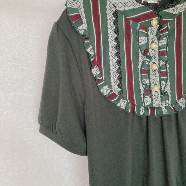 axes femme アクシーズ 半袖 カメオ風 リボン トップス カットソー N2m < ブランド  axes femme アクシーズ 半袖 カメオ風 リボン トップス カットソー N2m < ブランドの