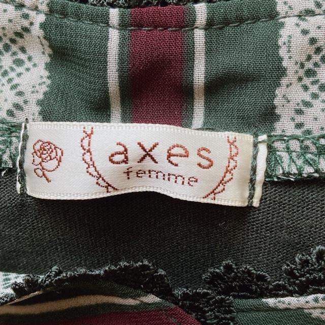 axes femme アクシーズ 半袖 カメオ風 リボン トップス カットソー N2m < ブランド  axes femme アクシーズ 半袖 カメオ風 リボン トップス カットソー N2m < ブランドの