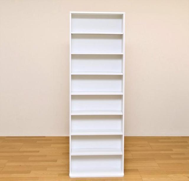 【送料無料】コミックラック ハイタイプ 本棚 大容量 薄型 ブラウン ホワイト < インテリア/ライフ  【送料無料】コミックラック ハイタイプ 本棚 大容量 薄型 ブラウン ホワイト < インテリア/ライフの