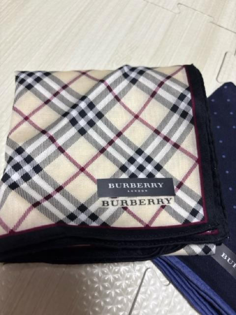 【新品】バーバリー★メンズ ハンカチ 2枚セット BURBERRY < ブランド  【新品】バーバリー★メンズ ハンカチ 2枚セット BURBERRY < ブランドの