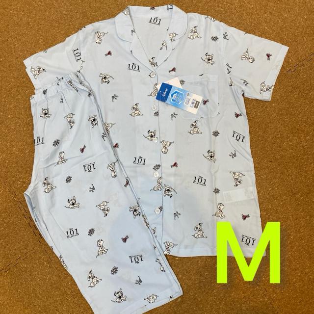 新品未使用Mサイズ 半袖パジャマ シャツパジャマ ディズニー101匹わんちゃん H < 女性ファッション  新品未使用Mサイズ 半袖パジャマ シャツパジャマ ディズニー101匹わんちゃん H  < 女性ファッションの