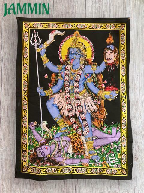 カーリー神タペストリー カーリー タペストリー アジアン 血と殺戮の神様 < インテリア/ライフ カーリー神タペストリー カーリー タペストリー アジアン 血と殺戮の神様 < インテリア/ライフの