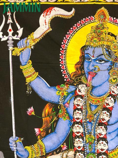 カーリー神タペストリー カーリー タペストリー アジアン 血と殺戮の神様 < インテリア/ライフ カーリー神タペストリー カーリー タペストリー アジアン 血と殺戮の神様 < インテリア/ライフの