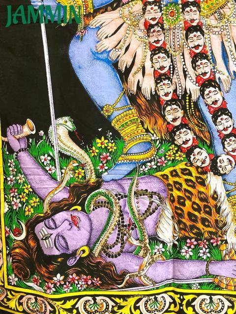 カーリー神タペストリー カーリー タペストリー アジアン 血と殺戮の神様 < インテリア/ライフ カーリー神タペストリー カーリー タペストリー アジアン 血と殺戮の神様 < インテリア/ライフの