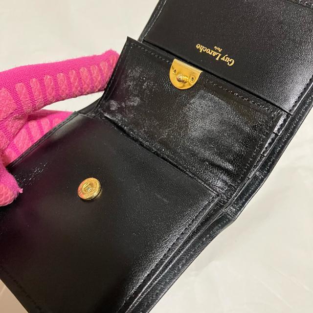 【アンティーク】 【Guy Laroche / ギラロッシュ】 二つ折り財布 黒 < 女性ファッション 【アンティーク】 【Guy Laroche / ギラロッシュ】 二つ折り財布 黒 < 女性ファッションの