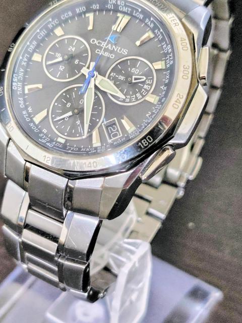 カシオ OCEANUS マンタ OCW-S1000BJ-1AJF電波ソーラー クロノグラフ < ブランド  カシオ OCEANUS マンタ OCW-S1000BJ-1AJF電波ソーラー クロノグラフ  < ブランドの